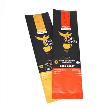 250g 500g taobh gusset scragall pacáistiú caife in -bhithmhillte in -bhithmhillte