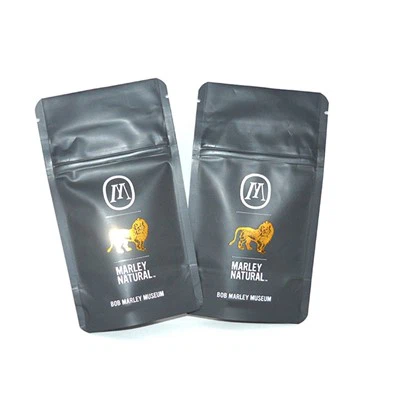 Stórála Marijuana Leighis Málaí Zipper Boladh le Zipper Miotalaithe